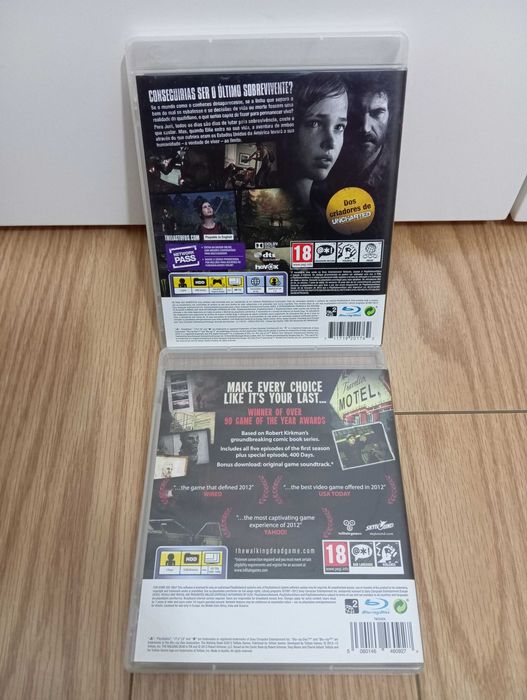 The Last of Us + The Walking Dead, PS3 PlayStation 3 (aceito retoma de jogos PS1 e PS2 do meu interesse bem como alguns acessórios e consolas)