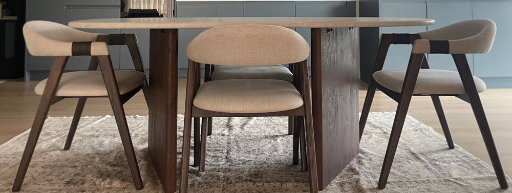 Mesa de Jantar oval 1,8 mt