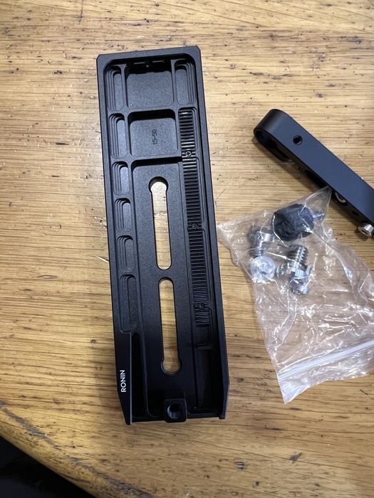 DJI Ronin Placa de Engate Rápido Alargada + Suporte Lente (RS2/RS3/RS4)