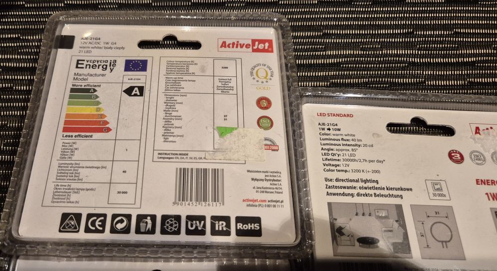 Żarówka led G4 3szt