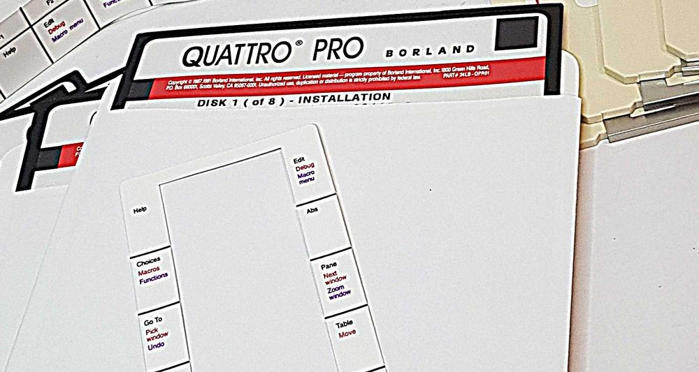 Quattro Pro 4.0 BORLAND
