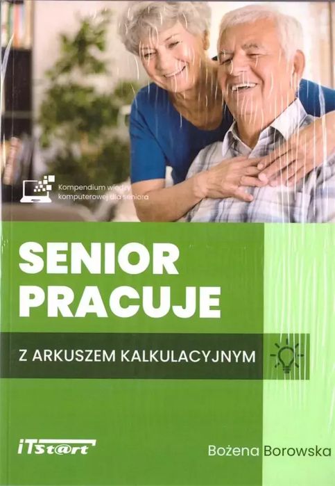 Senior pracuje z arkuszem kalkulacyjnym. Nowy Produkt