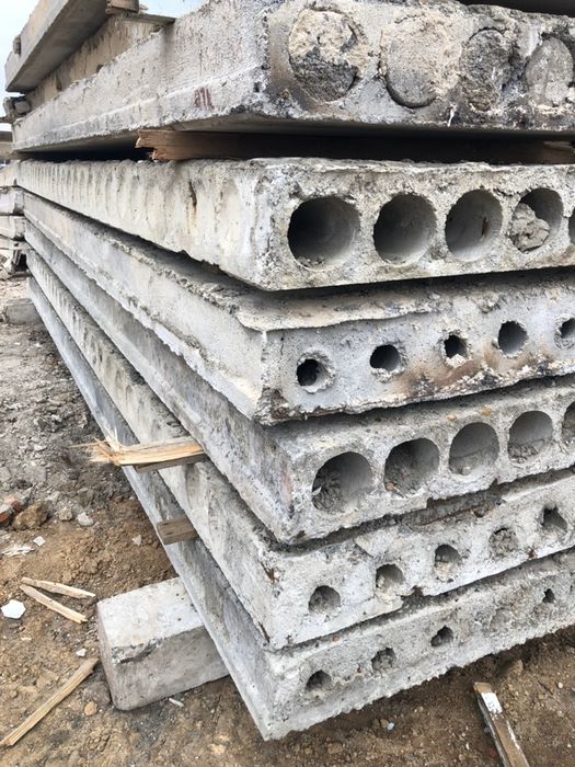 Плиты заборные перекрытия Дорожные б/у 4/1 6/2  красный кирпич