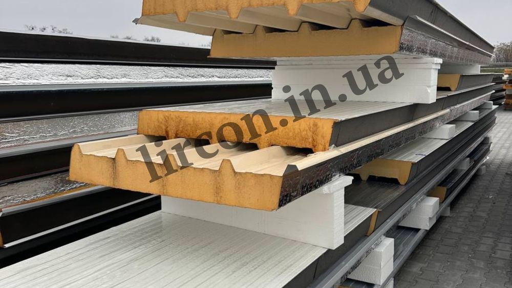 УНІВЕРСАЛЬНІ дахові сендвіч панелі | Панелі для промислових будівель