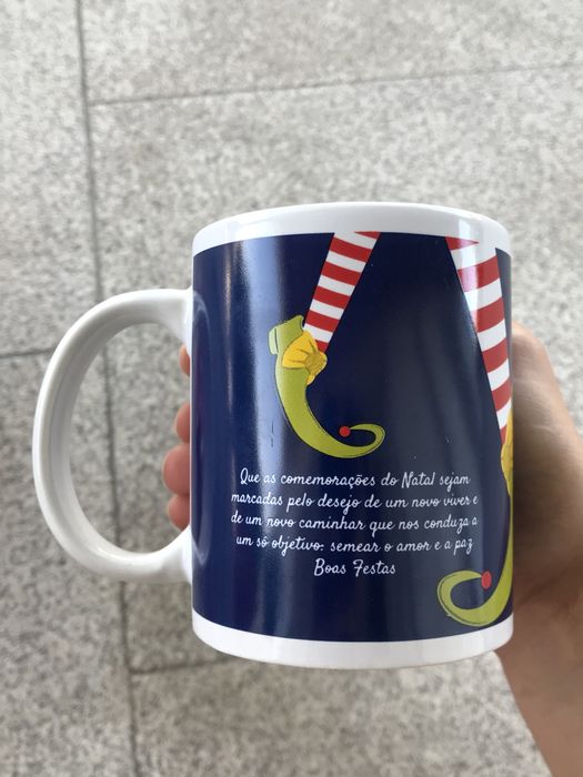 Caneca de natal com caixa445756612973045762