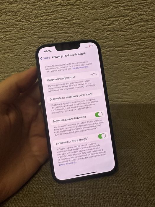 Iphone 13 128gb 100% bateria, gwarancja