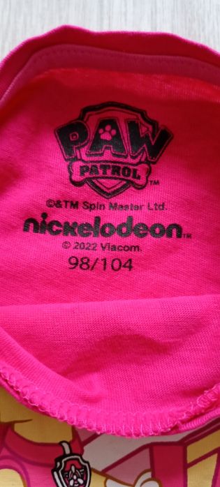 Różowa sukienka Psi Patrol 98/104
