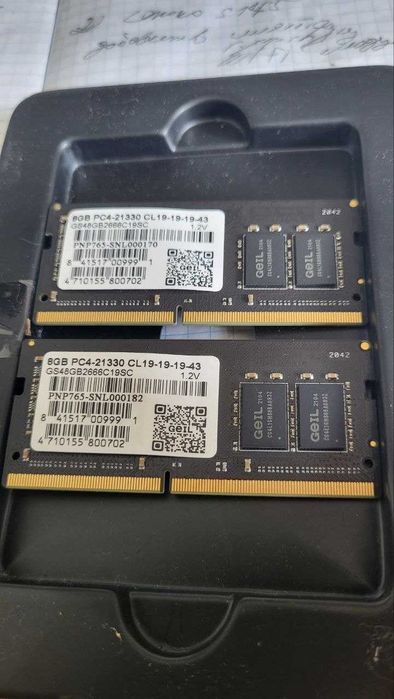 Оперативная память для ноутбука Geil 16gb ddr4 (2x8gb)