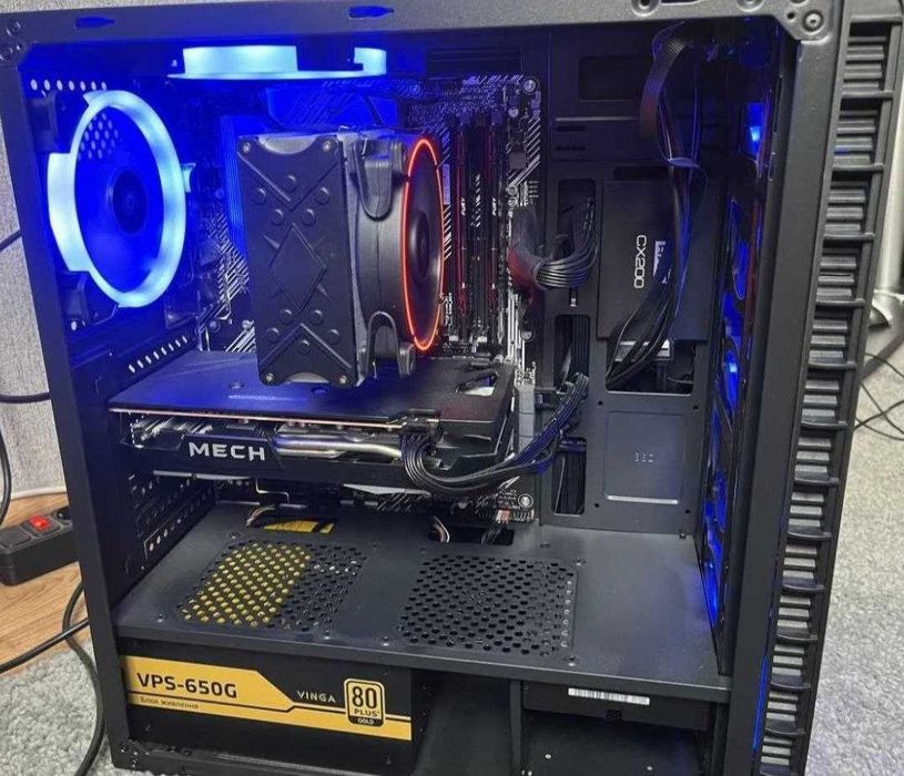 Ігровий комп'ютер  Ryzen 7 5800x / MSI RADEON RX 6600 8GB MECH 2X