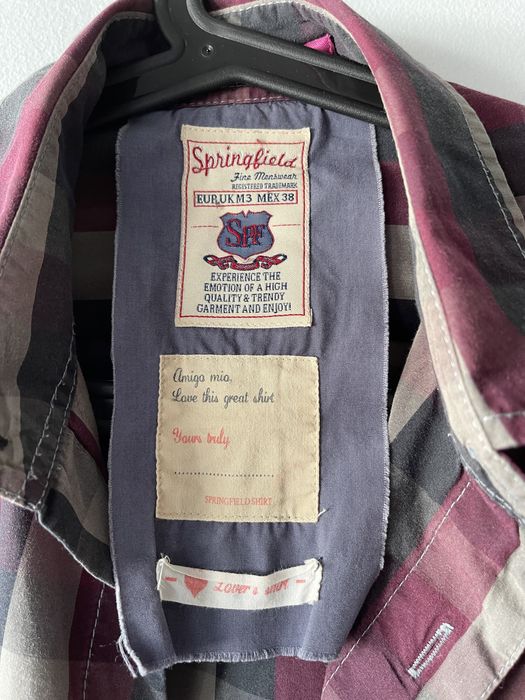 Camisa xadrez Springfield