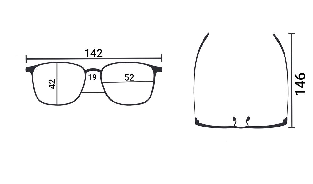 Okulary Do Komputera Blue Light Nerdy Czarny Srebrny Unisex