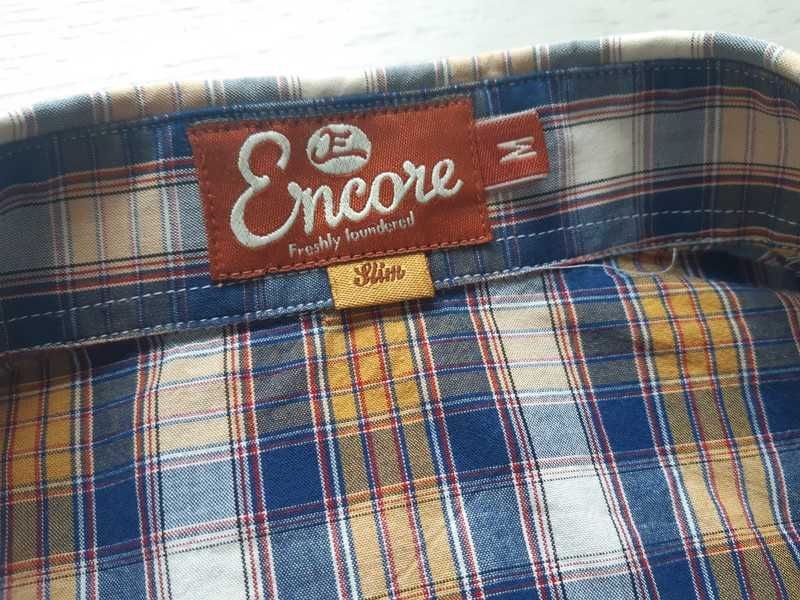 Koszula męska w kratę M Encore slim