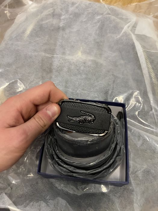 Купити ремінь LACOSTE, оригінал, ремень лакоста, придбати ремінь 120 с