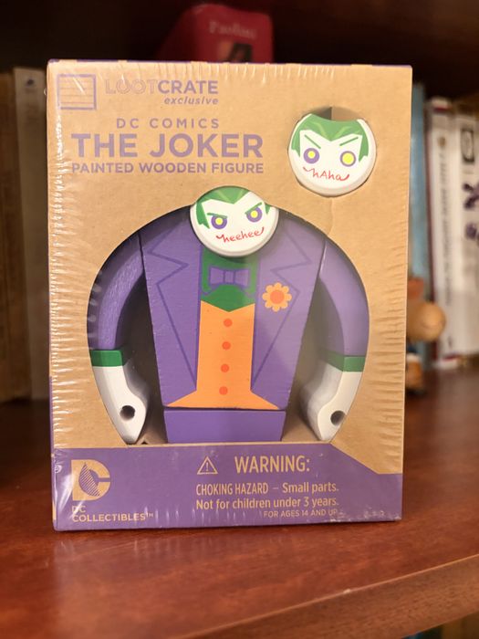 The Joker - Figura de Madeira (Lootcrate) selada