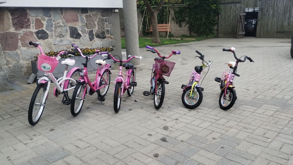 Rowerki dziecięce w bardzo dobrym stanie.