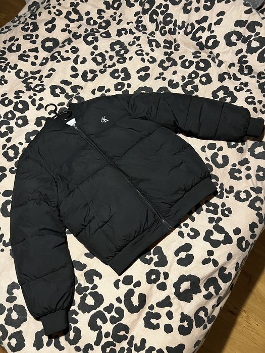Kurtka zimowa puchowa Calvin Klein bomber rozmiar L