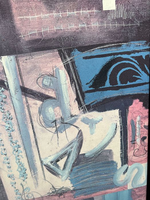 Obraz w ramie akwarela pastele 93 cm