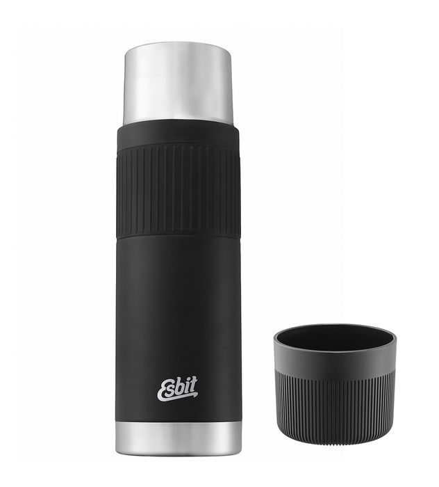 Termos Esbit Sculptor Vacuum Flask with Sleeve 1L - black