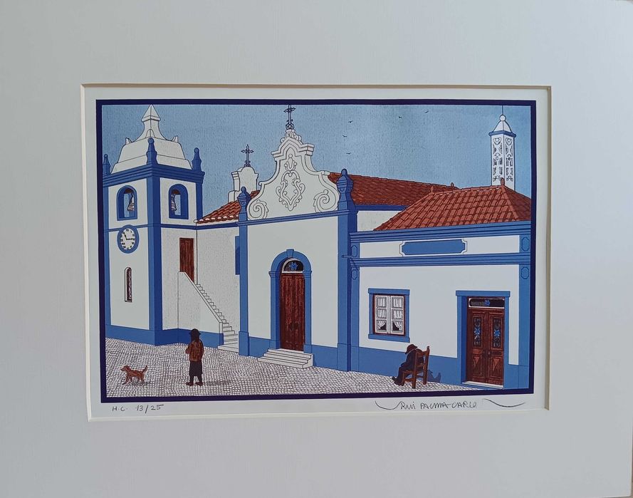 2 litografias de serigrafias de Rui Palma Carlos