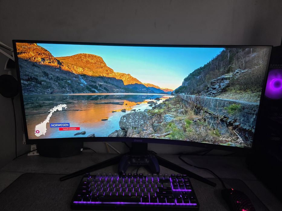 Monitor UWQHD  iiyama G-Master GCB3480WQSU-B1 VA 3440x1440p 21:9 180hz