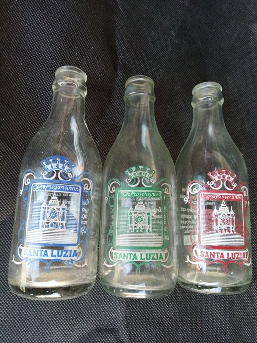 Garrafas pirogravadas santa luzia