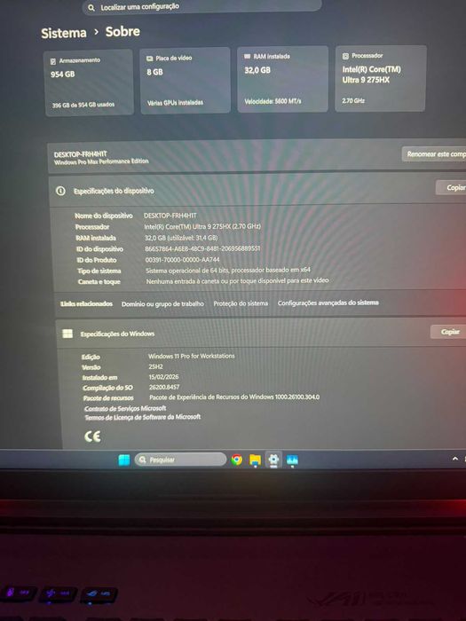 ASUS ROG Strix G18 (2025) – Intel Core Ultra 9 | 32GB RAM | RTX 5070 | 1TB SSD