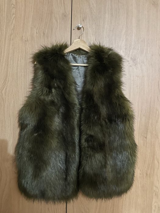 Colete de Pelo Verde