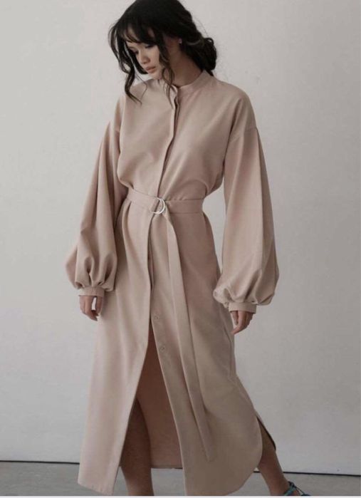 Нюдова сукня - міді