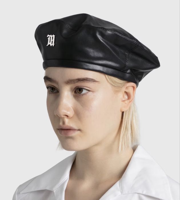 Misdhv Vegan Leather Beret