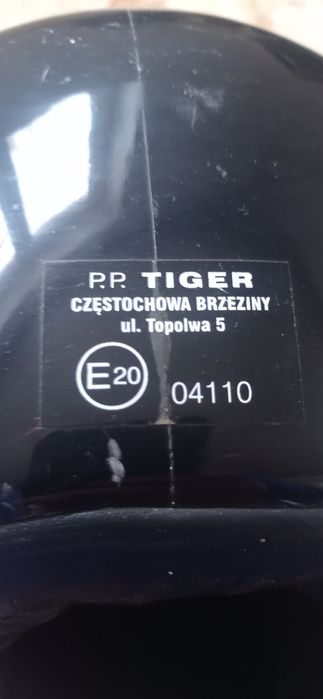 Kask motocyklowy Tiger.