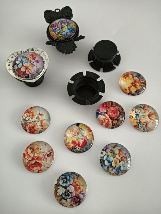 Ozdoby do torebki Obag Moon Light kwiaty