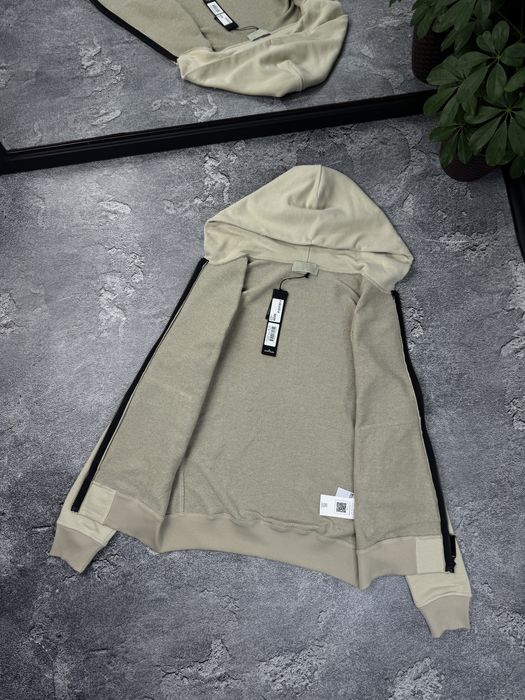 Зіп-худі STONE ISLAND бежевий (ghost)
