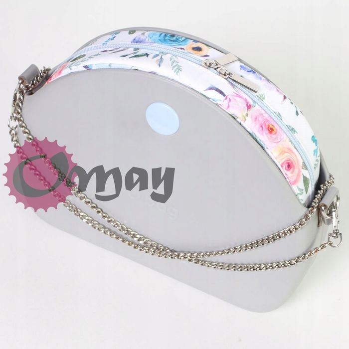 organizer OBAG MOON LIGHT róże pastelowe błekit wkład 2 kieszenie OMAY