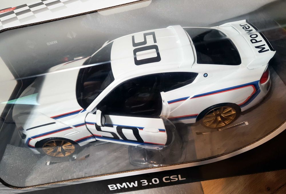 NOWY Samochód zdalnie sterowany BMW 3.0 CSL w skali 1:14, RC, RASTAR