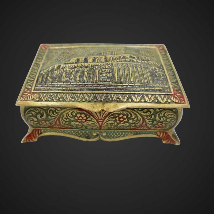 Szkatułka mosiądz Grecja b51/050450