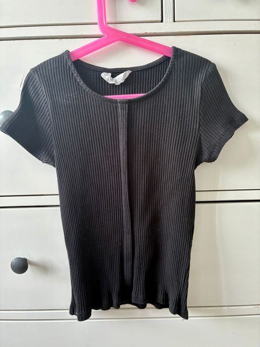 H&M bluzka dziewczęca czarna 146/152 cm 10-12 lat