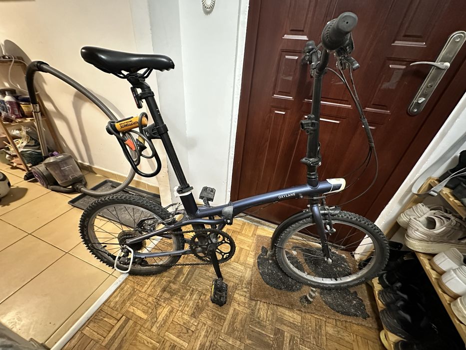 Btwin Tilt 500 oxylane koła 20’  rower składany składak +Akcesoria