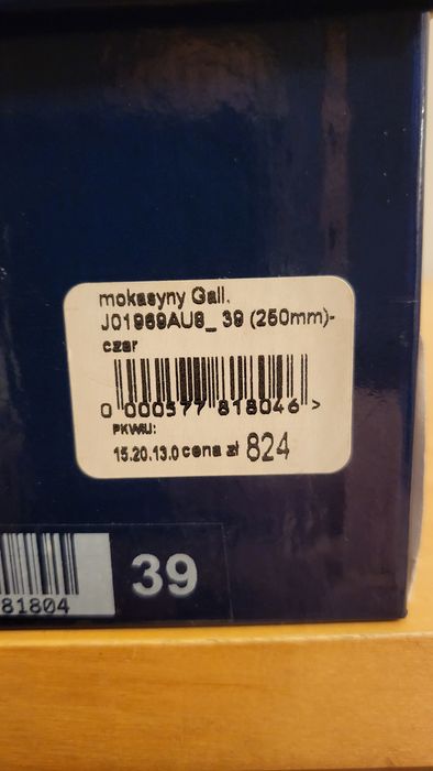 Mokasyny Gallucci- skórzane 39