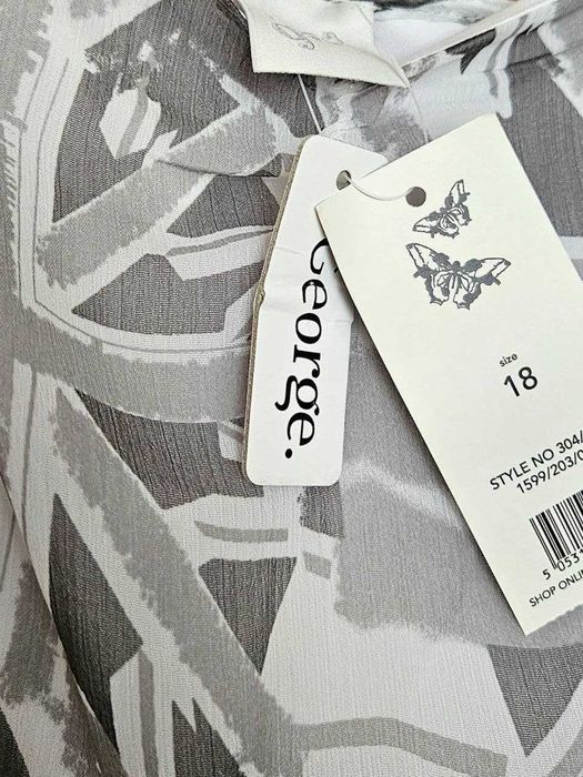 Летний длинный шифоновый сарафан на бретелях George, р. XL/2XL