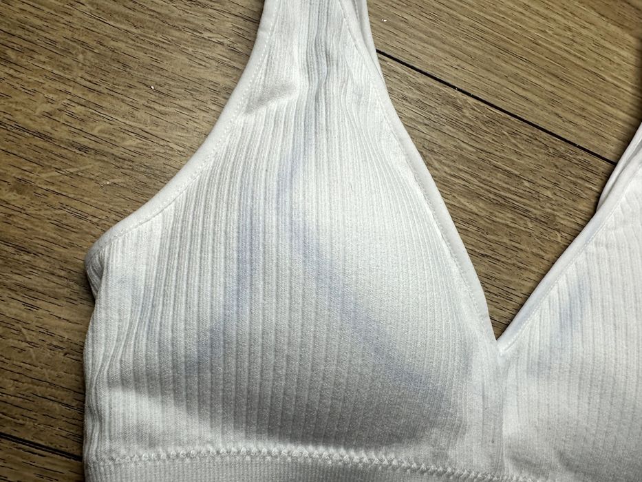 Primark biustonosz sportowy biały S