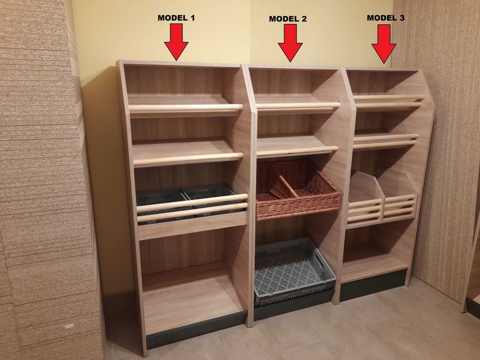 3  modele regały sklepowe na pieczywo chleb piekarnicze NOWE producent