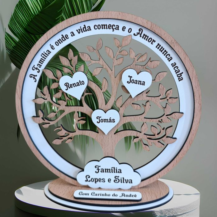 Arvore da vida personalizada (com base ou em quadro)