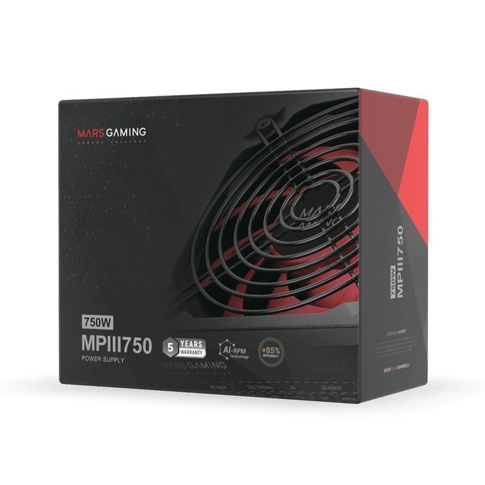 Mars Gaming Mpiii750 Moduł Zasilaczy 750 W 20+4 Pin Atx Atx Czarny
