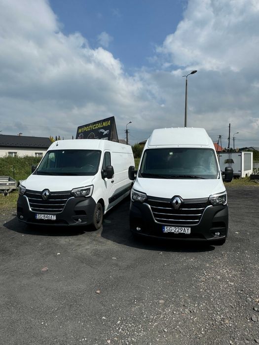 Wynajem Wypożyczalnia Busa Busów Blaszak Blaszaki Renault Master