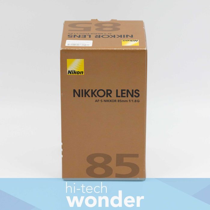 Nikon 85mm f/1.8 G AF-S Nikon F