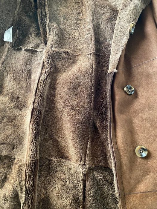 Casaco de pele comprido da Massimo Dutti