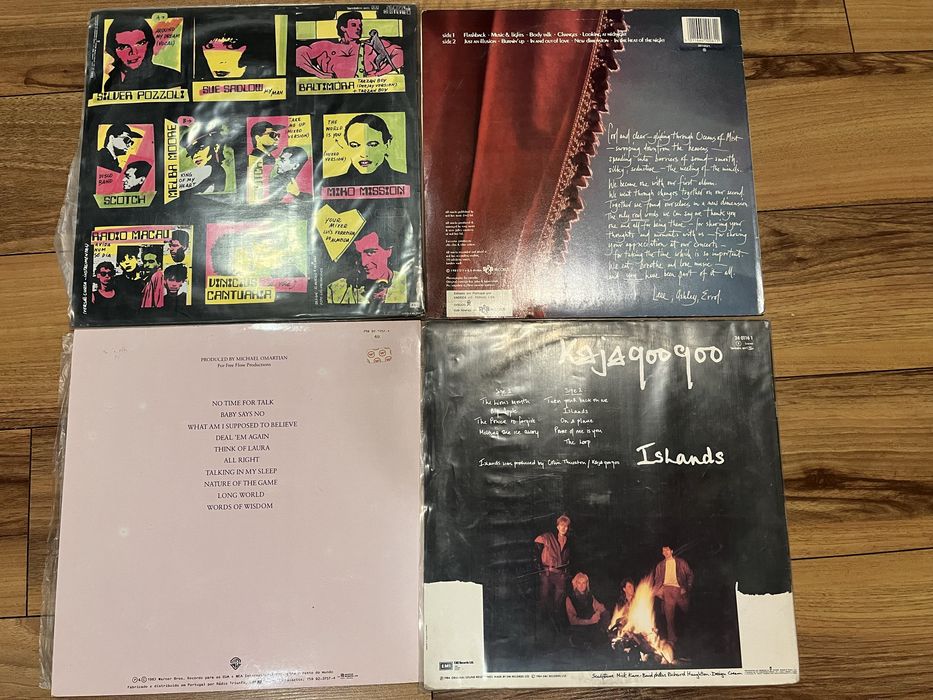 Varios discos vinil, antigos