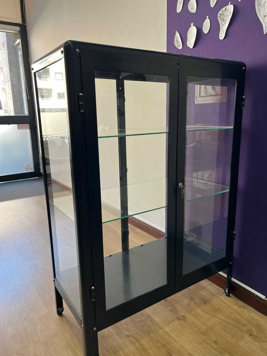 Estante Vidro elegante (estilo Joalheira)