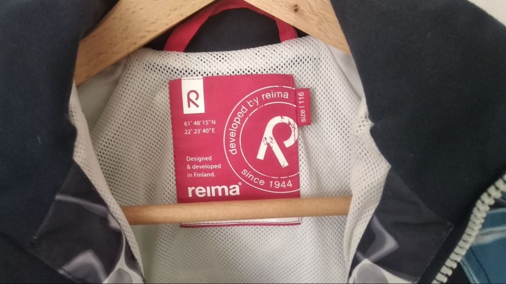Kurtka przejściowa przeciwdeszczowa wiosenna Reima 116