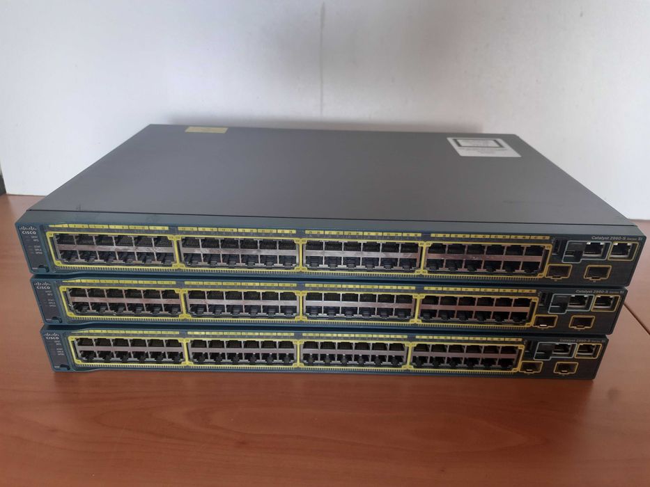 Cisco WS-C2960S-48TS-S (гигабитный),  WS-C2960S-48TT-L